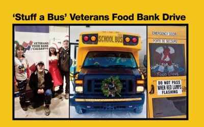 ‘Stuff a Bus’ Veterans Food Bank Drive a Great Success
